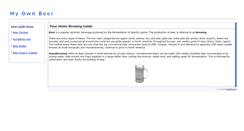 Desktop Screenshot of myownbeer.com