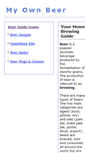 Mobile Screenshot of myownbeer.com