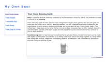 Tablet Screenshot of myownbeer.com